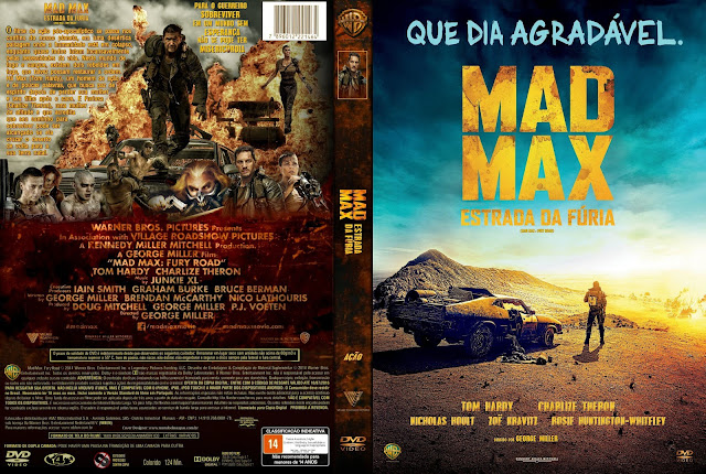 Capa DVD Mad Max Estrada Da Fúria 