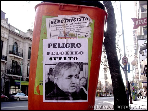 Pedófilo suelto, Grassi, cura pedófilo
