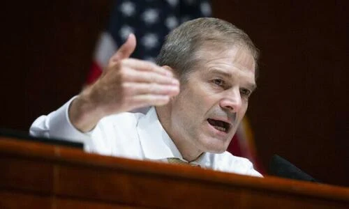 Republican Representative from Ohio Jim Jordan speaks during the House Judiciary Committee hearing on Policing Practices and Law Enforcement Accountability at the U.S. Capitol in Washington, D.C. on June 10, 2020.