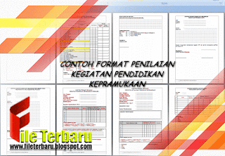 Contoh Format Penilaian Kegiatan Kependidikan Kepramukaan Kurikulum 2013 doc