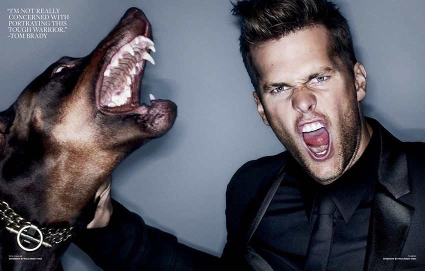 VMAN Magazine #27 Cover Editorial - Tom Brady by Mario Testino