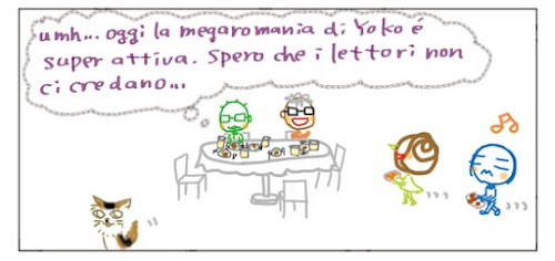 Uhm… oggi la megalomania di Yoko e` al massimo livello… spero che i lettori non credano a nessuna delle sue sciocchezze! 4.