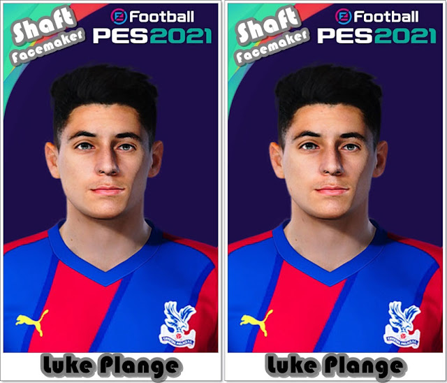 Luke Plange Face For eFootball PES 2021