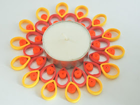 Latest Quilling Paper Diya Holder Collections 2016