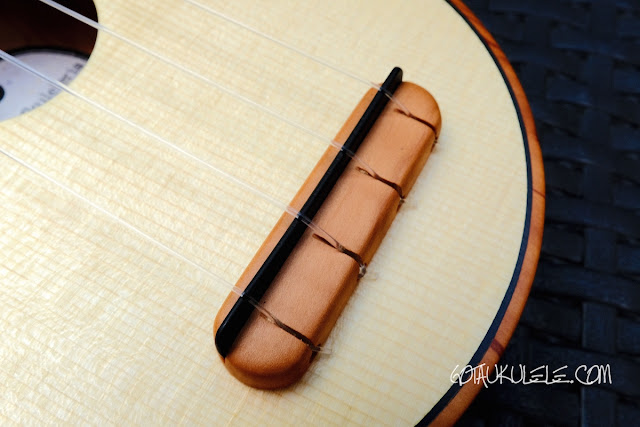 Antica Ukuleleria Allegro Sopranino Ukulele bridge