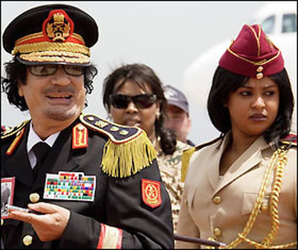muammar al-gaddafi women bodyguards. muammar al-gaddafi female