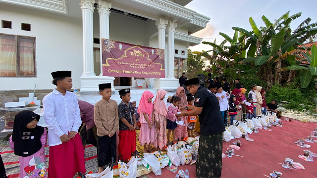 Hikmah Ramadhan, Gerakan Pemuda Desa Duko  berbagi Kebahagiaan dengan anak yatim