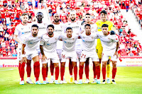 SEVILLA F. C. Temporada 2022-23. Ivan Rakitić, Nianzou, Marcão, Gudelj, Eric Lamela, Bono. Alex Telles, Isco, Jesús Navas, Óliver Torres, Gonzalo Montiel. R. C. D. MALLORCA 0 SEVILLA F. C. 1 Sábado 15/10/2022, 18:30 horas. Campeonato de Liga de 1ª División, jornada 9. Palma de Mallorca, Visit Mallorca Estadi: 15.300 espectadores. GOLES: 0-1: 53’, Gudelj.