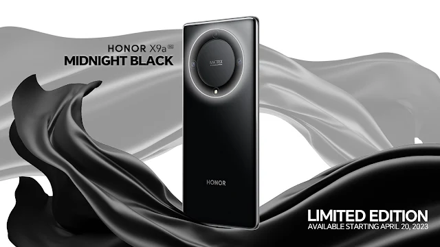 Limited-edition HONOR X9a 5G Midnight Black