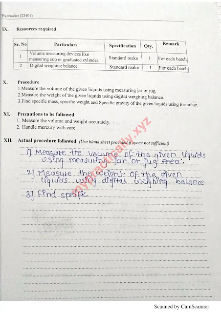 Hydraulics lab manual answers