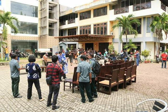 Pengosongan Hotel Mutiara Kotaraja, 140 Personil Gabungan Diturunkan