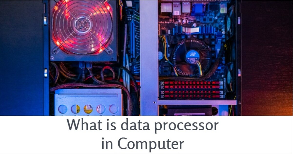 What is data processor in Computer