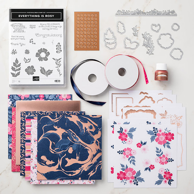 Craft with Beth: Stampin' Up! Everything is Rosy Kit Contents