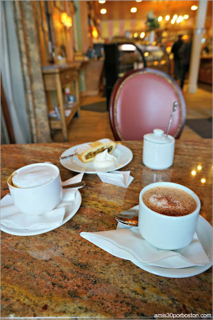 Chocolate y Café de L.A. Burdick en Walpole, New Hampshire