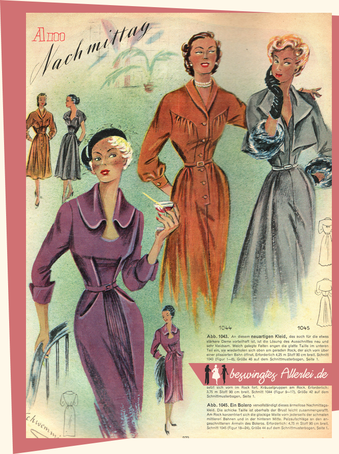 Frauenhilfe, Handarbeitsheft, Nähen, Stricken, 50er Jahre, Nähzeitschrift, 1951