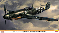 Hasegawa 1/48 Messerchmitt Bf109F-4 'SUPER EXPERTEN' (07379) Color Guide & Paint Conversion Chart