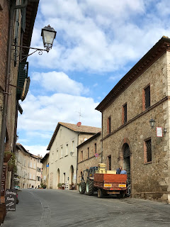 San Quirico d'Orcia, grape harvest