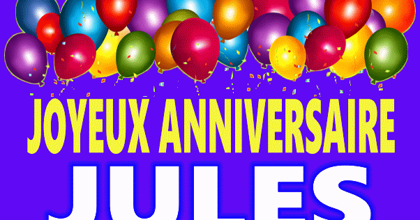 Joyeux Anniversaire Jules Images Gif