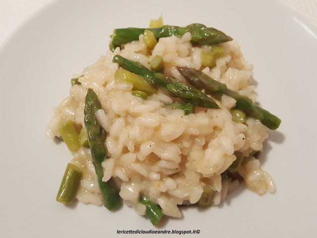 risotto con asparagi e taleggio