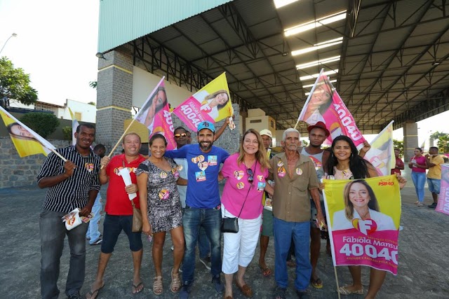 Fabíola Mansur visitou Macajuba na tarde de ontem (21) e mantém agenda intensa em Salvador e Municípios da Bahia.