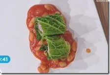 Involtini di verza con salsiccia all’uccelletto