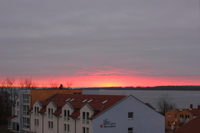 Kurklinik Rerik Sonnenuntergang