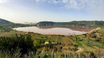 Lago Averno rosso. Maria Bonelli Art de Cor