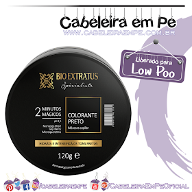 Máscara Colorante Spécialiste Preta - Bio Extratus (Low Poo)