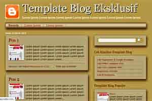 Template Blog Eksklusif