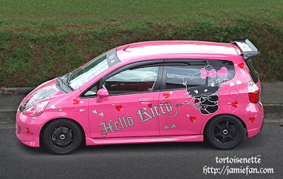 Hello Kitty Car,Kiitty car,Princess kitty car,kitty pink car