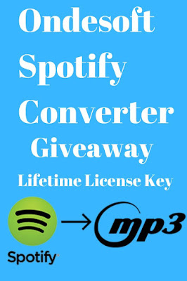 Ondesoft Spotify Converter Giveaway Activation Key