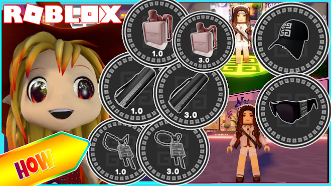 ROBLOX GIVENCHY BEAUTY HOUSE! HOW TO GET 8 FREE ROBLOX ITEMS
