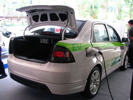 Ni gambar Proton Saga EV (nama yang diberi oleh PROTON).