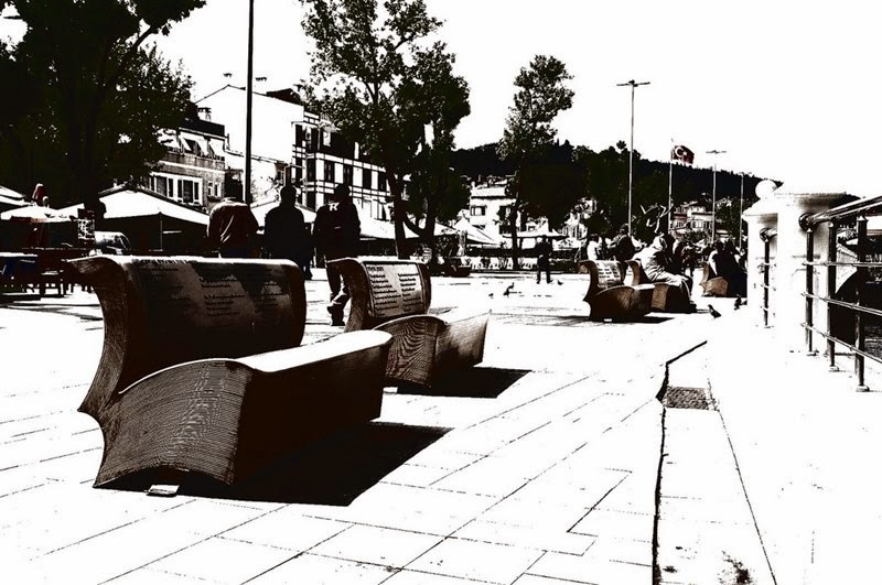 Book Benches in Istanbul