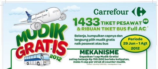 Info Mudik Gratis 2012  Promo Mudik Lebaran Gratis 2012 