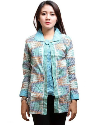 Baju batik semi formal wanita