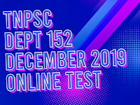 TNPSC-DEPT-152-10-DEPARTMENTAL EXAM - E.O CODE 152 - ONLINE TEST - DECEMBER 2019 - QUESTION 21-40