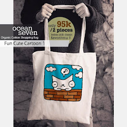 OceanSeven_Shopping Bag_Tas Belanja__Nature & Animal_Fun Cute Cartoon 1