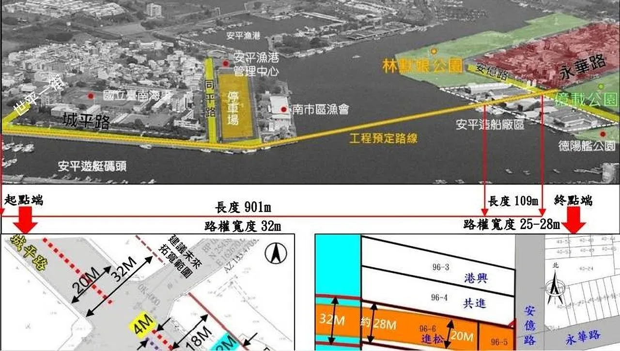 安平漁港跨港大橋定案｜全長1010公尺預定2024年底完工