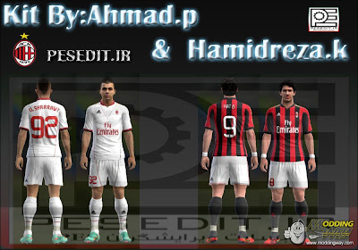 Download Kits AC Milan 2013/14 PES 2013