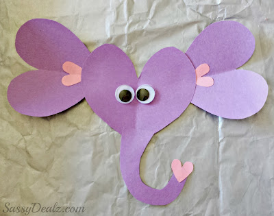 Valentine's Day Heart Shaped Animal Crafts For Kids - Crafty Morning