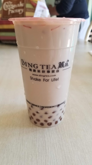 Brown sugar tea from Ding Tea, Novi