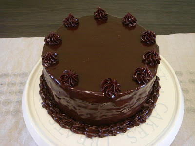 tarta de chocolate trufado