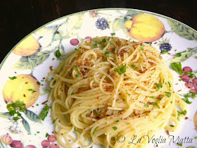 spaghettini con bottarga di muggine