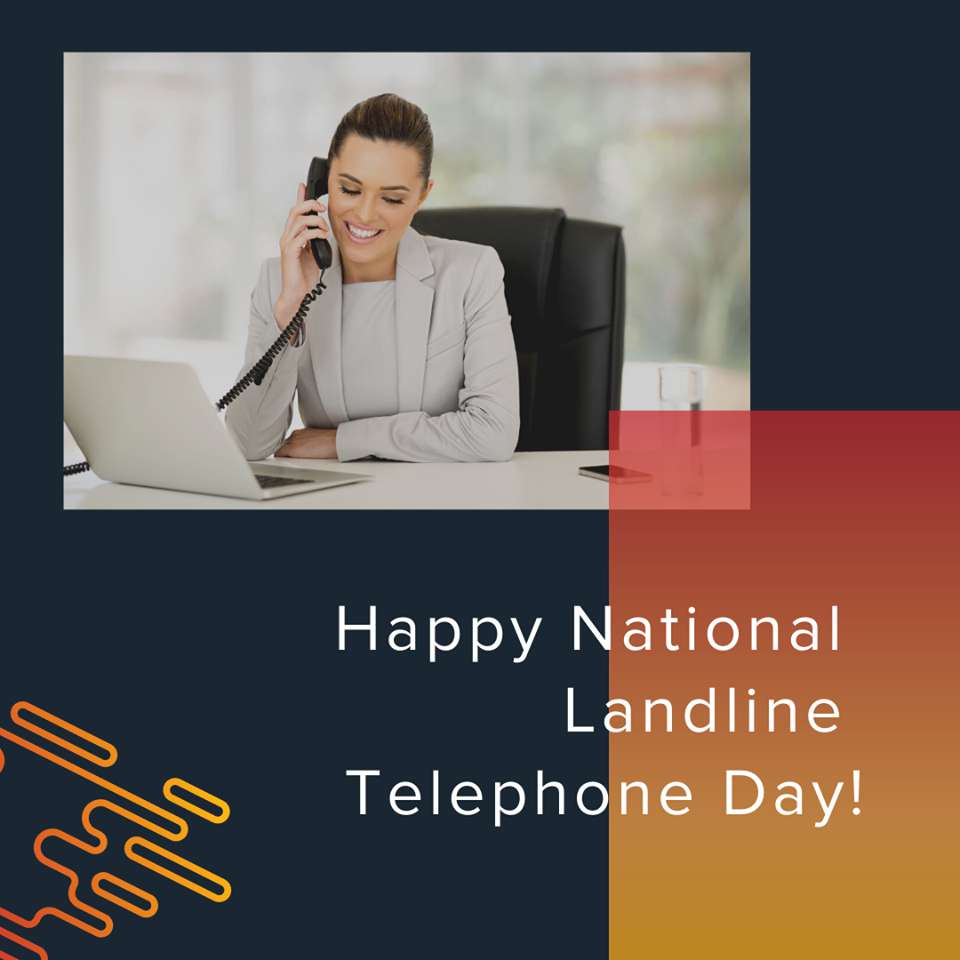 National Landline Telephone Day Wishes Beautiful Image
