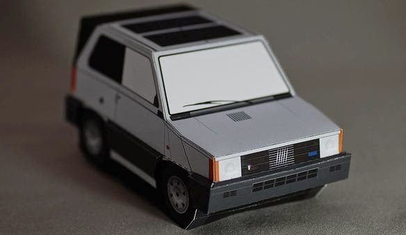 Fiat Panda Van Papercraft