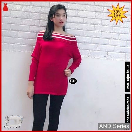 AND415 Baju Atasan Wanita  Blouse Renna Sabrina  BMGShop