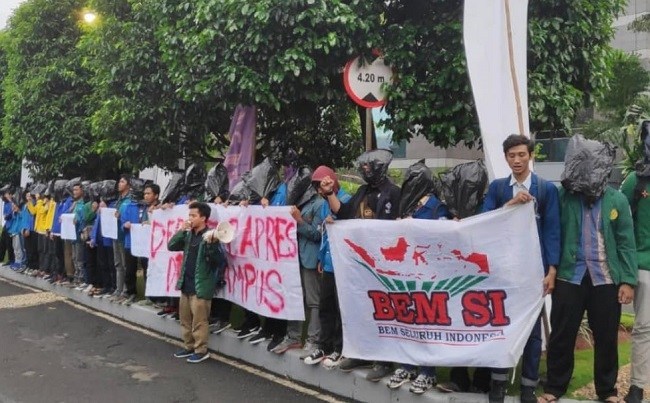 BEM SI: Pemerintah Putarbalikkan Narasi Soal Demo UU Cipta Kerja