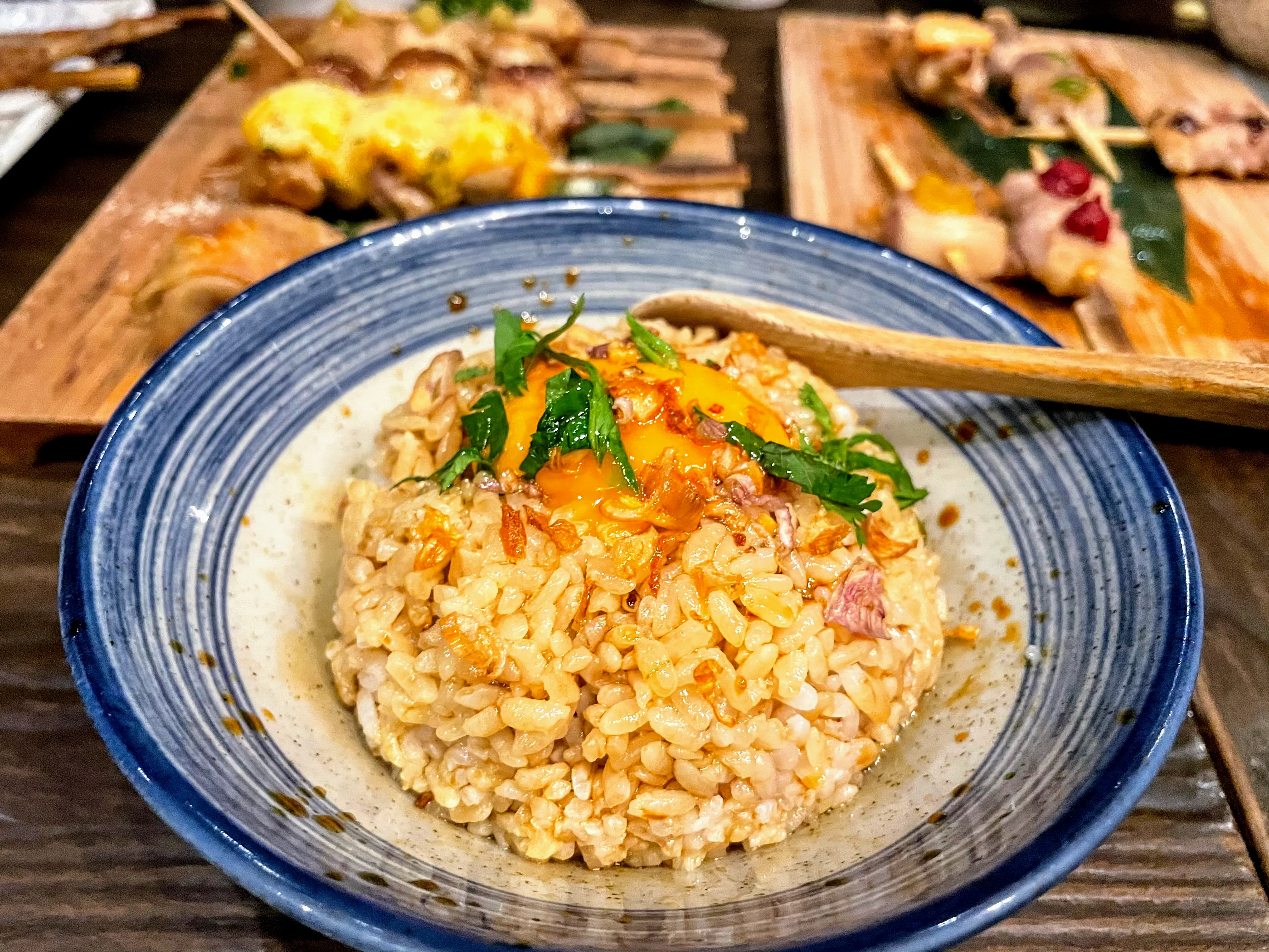 [台南][東區] 原佃燒烤｜CP值高日式串燒｜豬油拌飯超美味～南紡夢時代附近美食