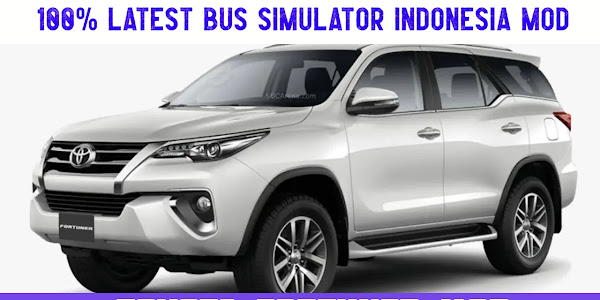 Bus Simulator Indonesia (BUSSID) Toyota Fortuner Car Mod Skin & Livery 